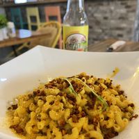 Mac and cheese   at Karma in Jaco