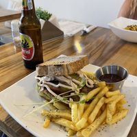 Chick free sandwich   at Karma in Jaco