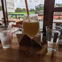 Piña colada at Karma in Jaco