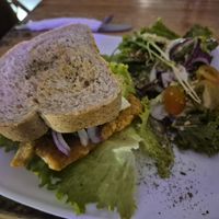 Tofu Sandwich at Karma in Jaco