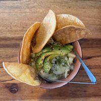Heart of palm cerviche  at Karma in Jaco