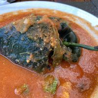 Veganized chile relleno  at Raices in Oaxaca