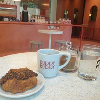 Hazelnut croissant is the bomb! 😋 at Buddy Buddy in Brussels