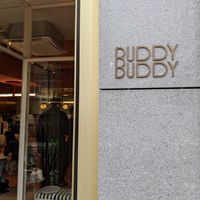 view from outside at Buddy Buddy in Brussels