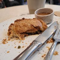 Savory pie at Buddy Buddy in Brussels