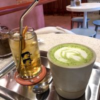 Ice Tea and Matcha Buddy   at Buddy Buddy in Brussels