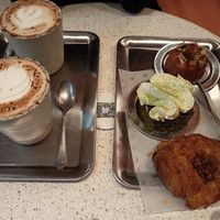 Buddy coffee and pastries at Buddy Buddy in Brussels