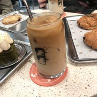 Iced latte   at Buddy Buddy in Brussels