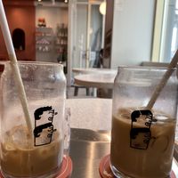 Iced coffee   at Buddy Buddy in Brussels