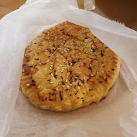 Savory veggie filled pastry at Café Monteverde in Monteverde