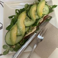 Vegan toast at Hi! Bubble tea Patisserie in Gran Canaria