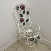 mini chair in the toilet 🤣  at Hi! Bubble tea Patisserie in Gran Canaria