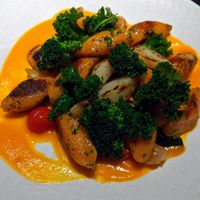 Sweet potato gnocchi  at Roux at Skindles in Maidenhead