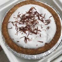 Chocolate Cream Pie! Crust to the filling was amazing! at Back To Eden Bakery in Portland