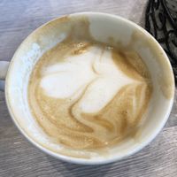 Yummy Latte!  at Back To Eden Bakery in Portland