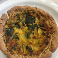 Veggie quiche at Back To Eden Bakery in Portland