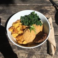 Biscuit bowl! at Back To Eden Bakery in Portland