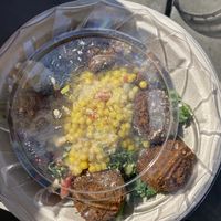 Kale, couscous and falafel  at Mezeh in Blacksburg