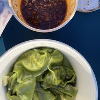 Spicy vegan wontons  at Din Tai Fung - Pine St in Seattle