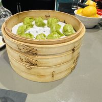 Vegan dumplings  at Din Tai Fung - Pine St in Seattle