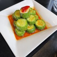 Cucumber salad  at Din Tai Fung - Pine St in Seattle
