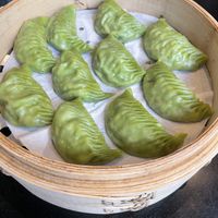 Vegan dumplings  at Din Tai Fung - Pine St in Seattle
