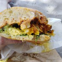 cauliflower sandwich, delish! at The Island Grocer in Waiheke Island
