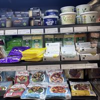 vegan section   at The Island Grocer in Waiheke Island