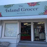 Side of shop at The Island Grocer in Waiheke Island