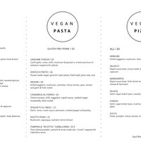 Menu at Marina Lunga in Marrickville