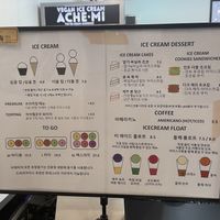 Menu  at AcheMi in Seoul
