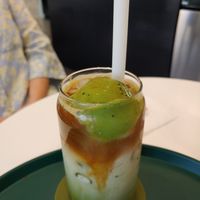 Matcha float at AcheMi in Seoul