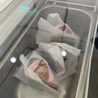 Slices of ice cream cake for sale at AcheMi in Seoul