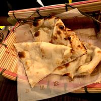 Vegan naan.  at Dhaba@49 in West London