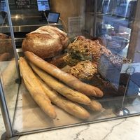 Vegan, healthy breads. at Le Pain Quotidien - Lincoln Plaza in New York City