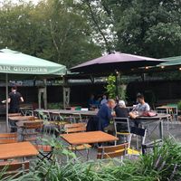 LPQ by Sheep's Meadow, outdoor eating at Le Pain Quotidien - Sailboat Pond in New York City