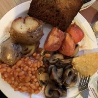 Vegan breakfast   at Granny's Kitchen in Lampeter