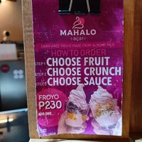  at Mahalo Acai in Makati