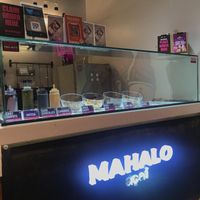 Counter at Mahalo Acai in Makati
