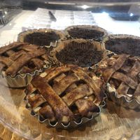Pineapple tarts and chocolate tarts at Mahalo Acai in Makati