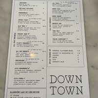 Menu   at Down Town  in Nijmegen