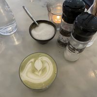 Matcha latte  at Down Town  in Nijmegen