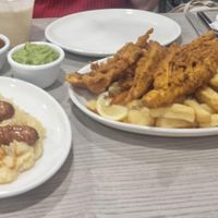 Delicious - Sausage and mash   at Captain Cod in Boston