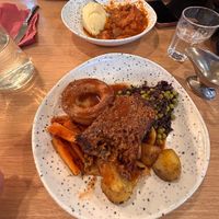 ⬆️ bourguignon & mash, ⬇️ Sunday roast  at Whins Kitchen in Wheelton