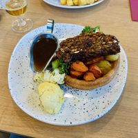 Vegan roast  at Whins Kitchen in Wheelton