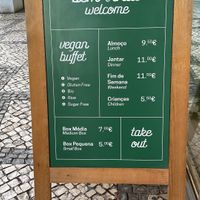Menu  at DaTerra - Parque das Nações in Lisbon