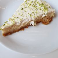 Lime tart at DaTerra - Parque das Nações in Lisbon