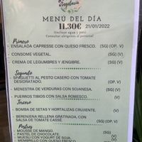 Weekday menu  at L'Encant Vegetaria in Barcelona