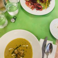 Starters.  at L'Encant Vegetaria in Barcelona