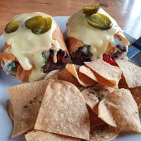 Veganized Chimichanga!  at The Point in Bend